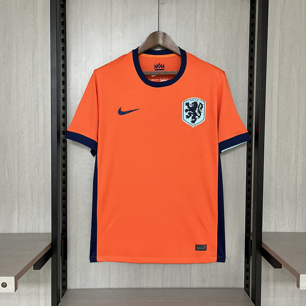 Camisa Holanda Home 24/25 Torcedor Nike Masculina - Laranja