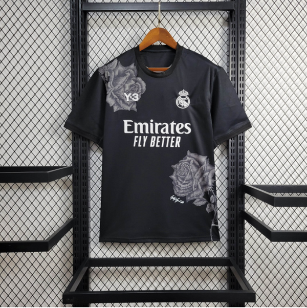 Camisa Real Madrid Y3 Edition 24/25 Home Torcedor - Preto-especial-realmadrid-cr7-y3-bellingham-ronaldo