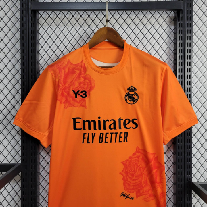 Camisa Real Madrid Y3 Edition 24/25 Home Torcedor - Laranja