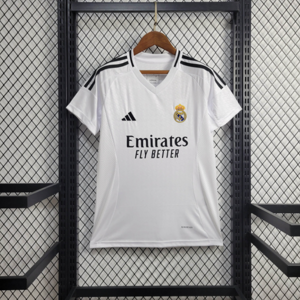 Camisa Real Madrid Home 24/25 Torcedor Adidas Feminina