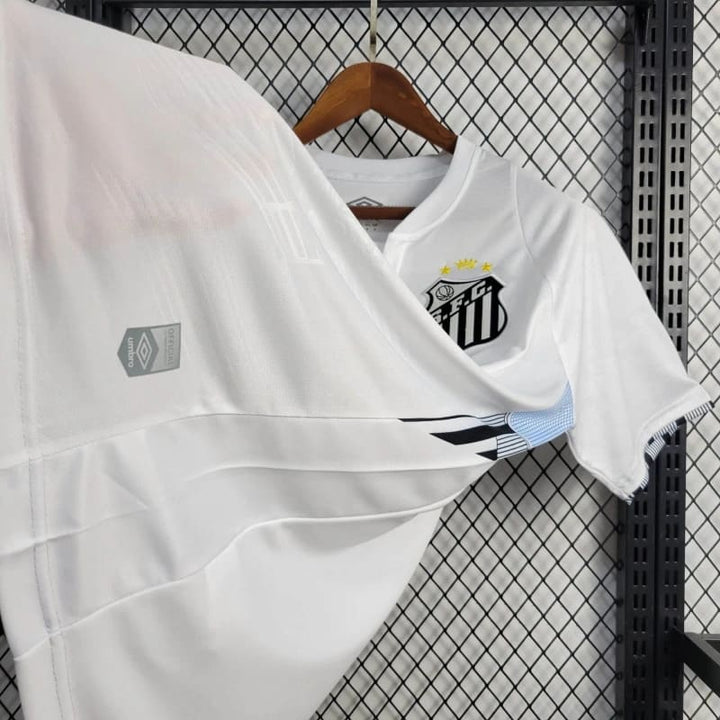 Camisa Santos Home 24/25 Torcedor Umbro Masculina - Branca