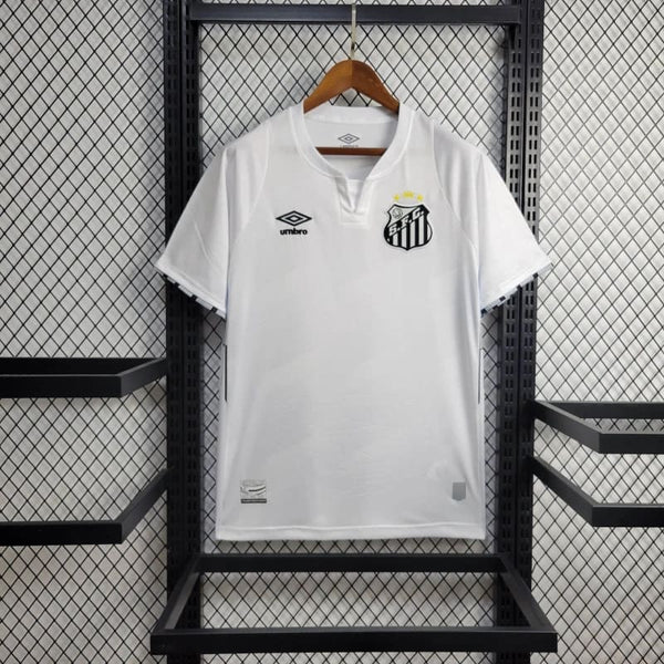 Camisa Santos Home 24/25 Torcedor Umbro Masculina - Branca