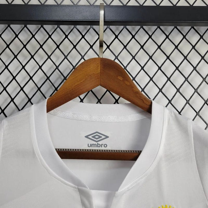 Camisa Santos Home 24/25 Torcedor Umbro Masculina - Branca