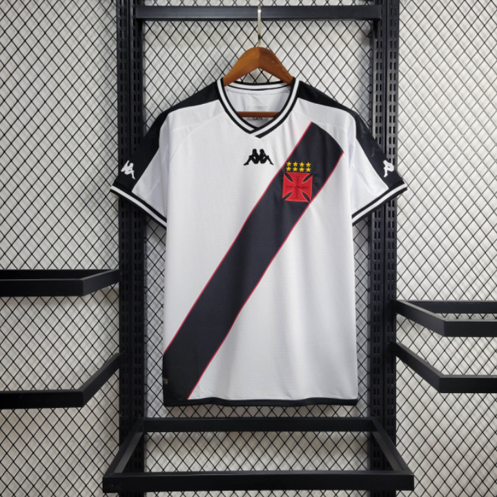 Camisa Vasco da Gama Away 24/25 Torcedor Kappa Masculina - Branca