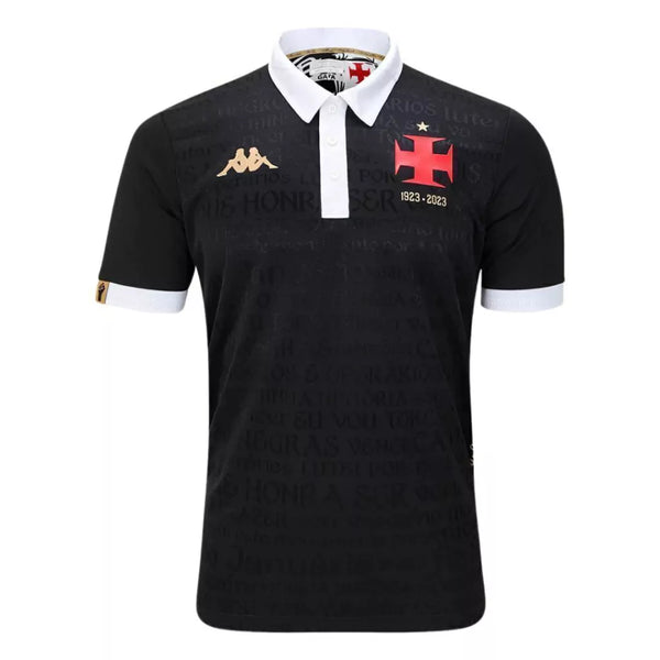 Camisa Vasco da Gama Away 24/25 Torcedor Kappa Masculina - Preta