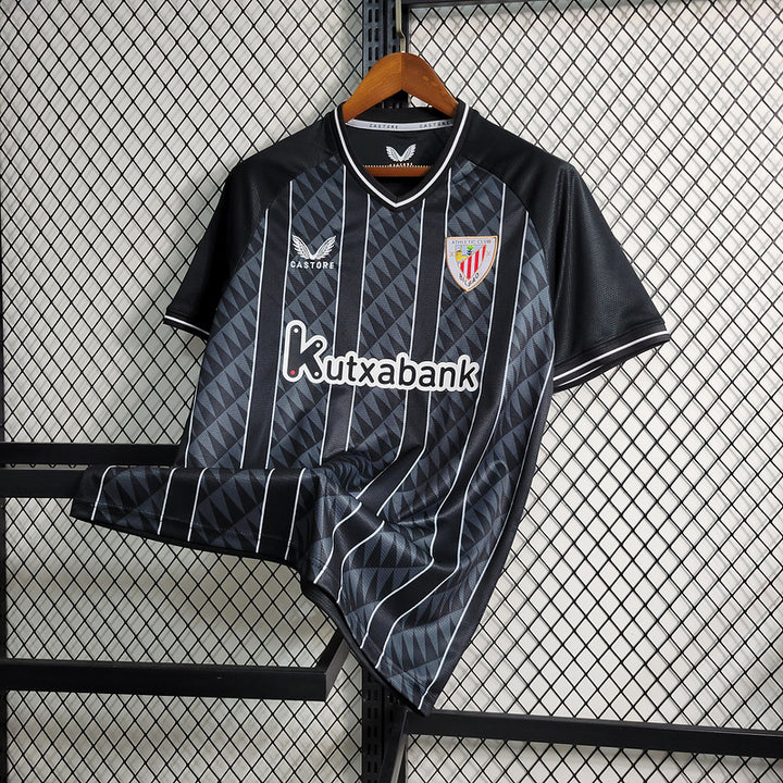 Camisa Athletic Bilbao Goleiro 23/24 Torcedor Masculina - Preto