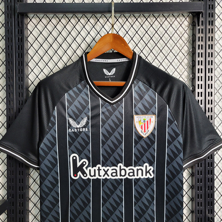 Camisa Athletic Bilbao Goleiro 23/24 Torcedor Masculina - Preto