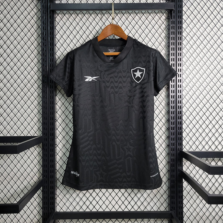 Camisa Botafogo Away 23/24 Torcedor Reebok Feminina - Preta