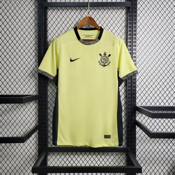 Camisa Corinthians Away 23/24 Torcedor Masculina Nike - Amarela