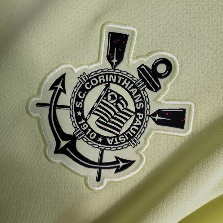 Camisa Corinthians Away 23/24 Torcedor Masculina Nike - Amarela