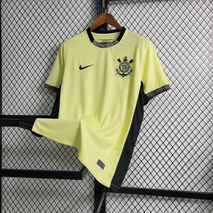 Camisa Corinthians Away 23/24 Torcedor Masculina Nike - Amarela