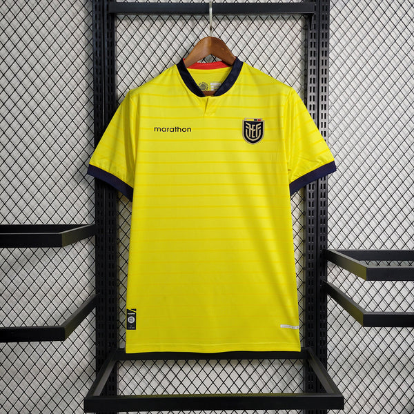 Camisa Equador Home 23/24 Torcedor Masculina - Amarela