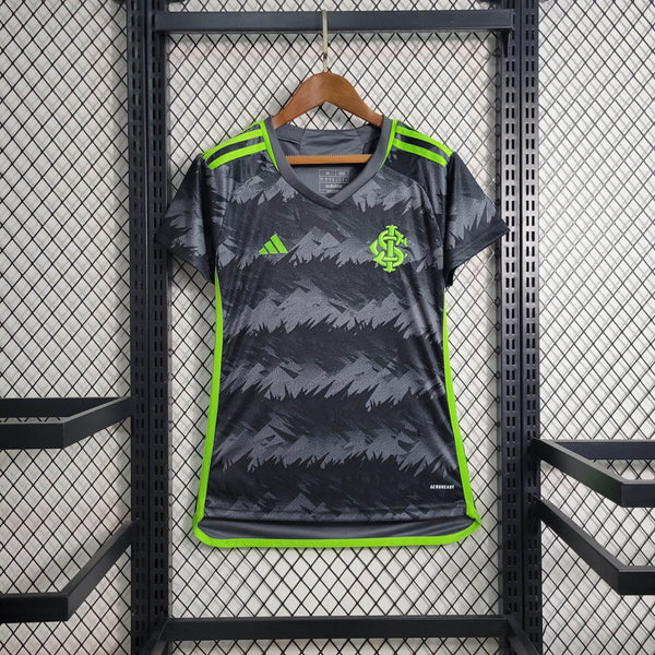 Camisa Internacional Away 23/24 Adidas Torcedor Feminina - Cinza