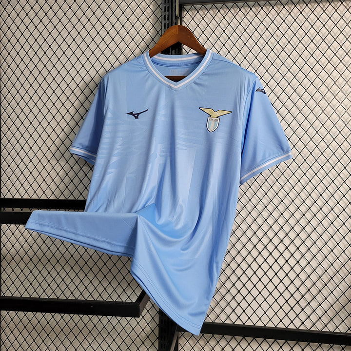 Camisa Lázio Home 23/24 Mizuno Torcedor Masculina