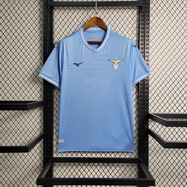 Camisa Lázio Home 23/24 Mizuno Torcedor Masculina