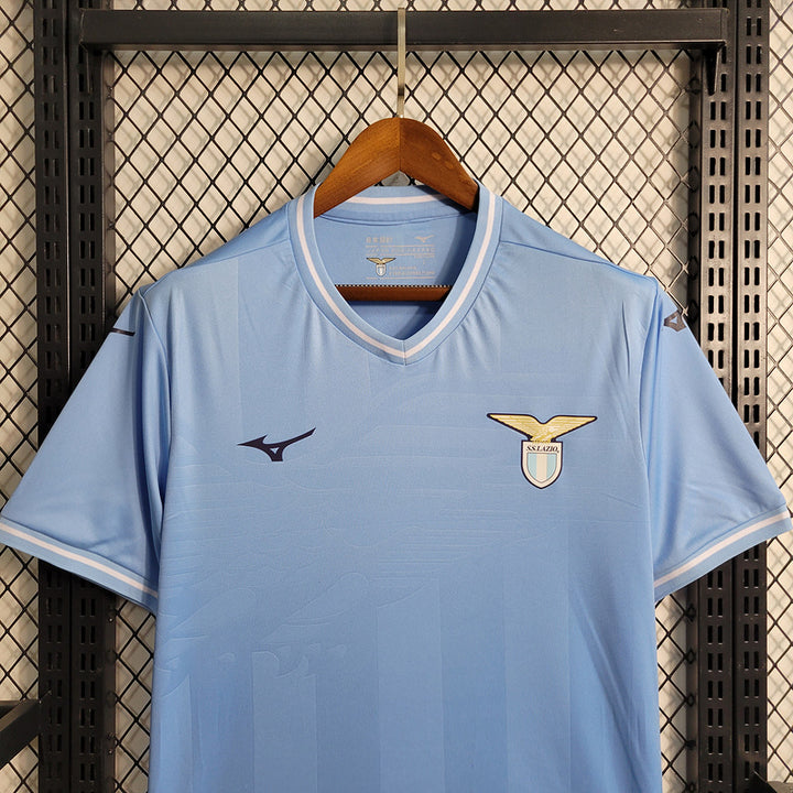 Camisa Lázio Home 23/24 Mizuno Torcedor Masculina