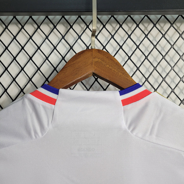 Camisa Lyon Home 23/24 Torcedor Adidas Masculina - Branco