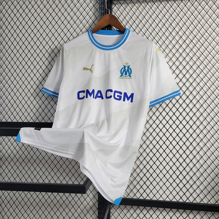 Camisa Olympique de Marseille Home 2023/2024 - Masculina Torcedor