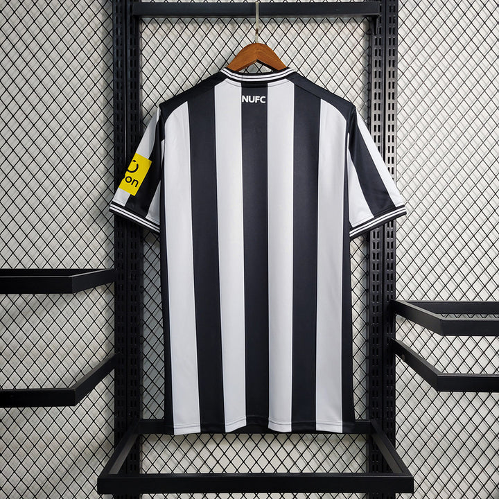 Camisa Newcastle I Home 23/24 Torcedor Castore Masculina - Preto e Branco