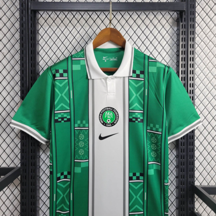 Camisa Nigeria Home 24/25 Torcedor Nike Masculina - Verde