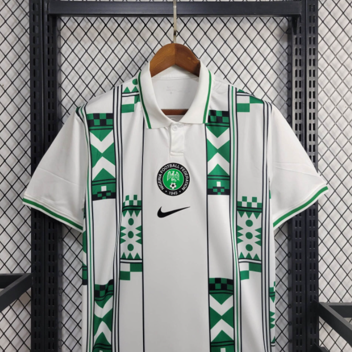 Camisa Nigeria Away 24/25 Torcedor Nikee Masculina - Branca