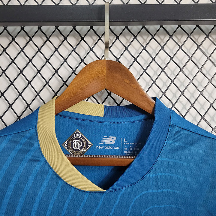 Camisa FC Porto III 23/24 Torcedor New Balance Azul e Dourado 