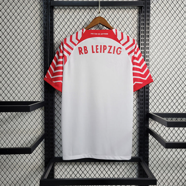 Camisa RB Leipzig 23/24 Torcedor Nike Masculina - Branco e Vermelho