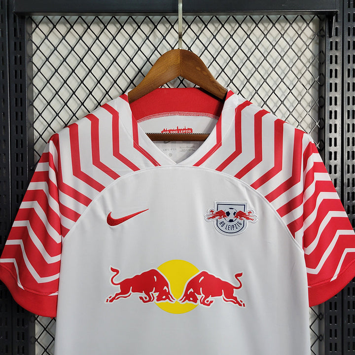 Camisa RB Leipzig 23/24 Torcedor Nike Masculina - Branco e Vermelho