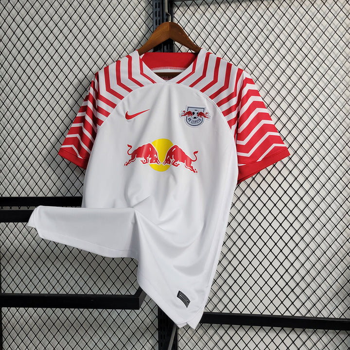 Camisa RB Leipzig 23/24 Torcedor Nike Masculina - Branco e Vermelho