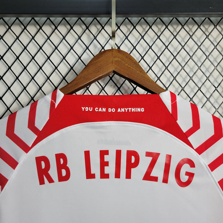 Camisa RB Leipzig 23/24 Torcedor Nike Masculina - Branco e Vermelho