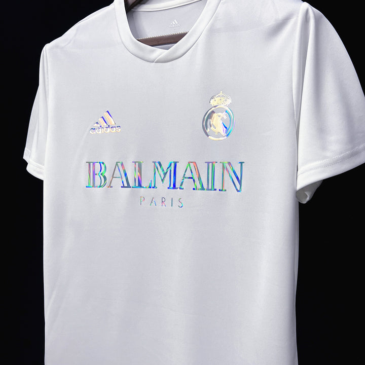 Camisa Real Madrid Edição Especial Balmain - 23/24 - Branca