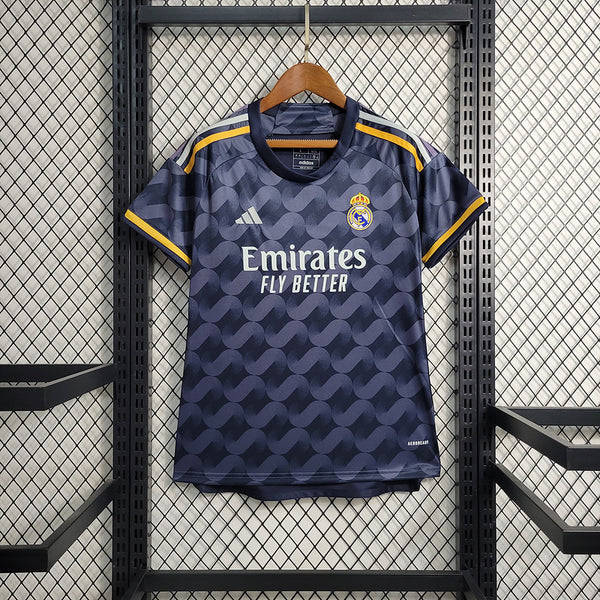 Camisa Real Madrid Away 23/24 Torcedor Adidas Feminina