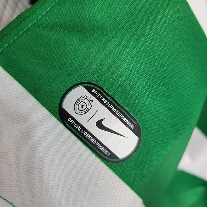 Camisa Sporting Home 2023/24 Nike Torcedor Masculina