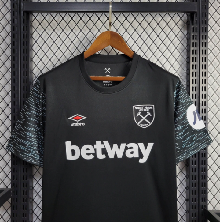 Camisa West Ham United III 24/25 Preta Masculina