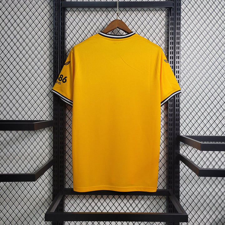 Camisa Wolves Home 23/24 Torcedor Castore Masculino - Amarelo