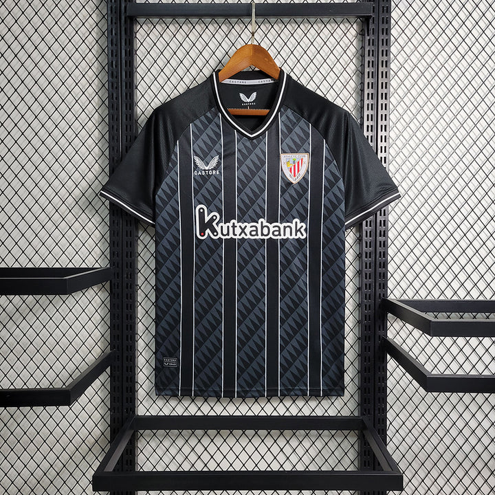 Camisa Athletic Bilbao Goleiro 23/24 Torcedor Masculina - Preto