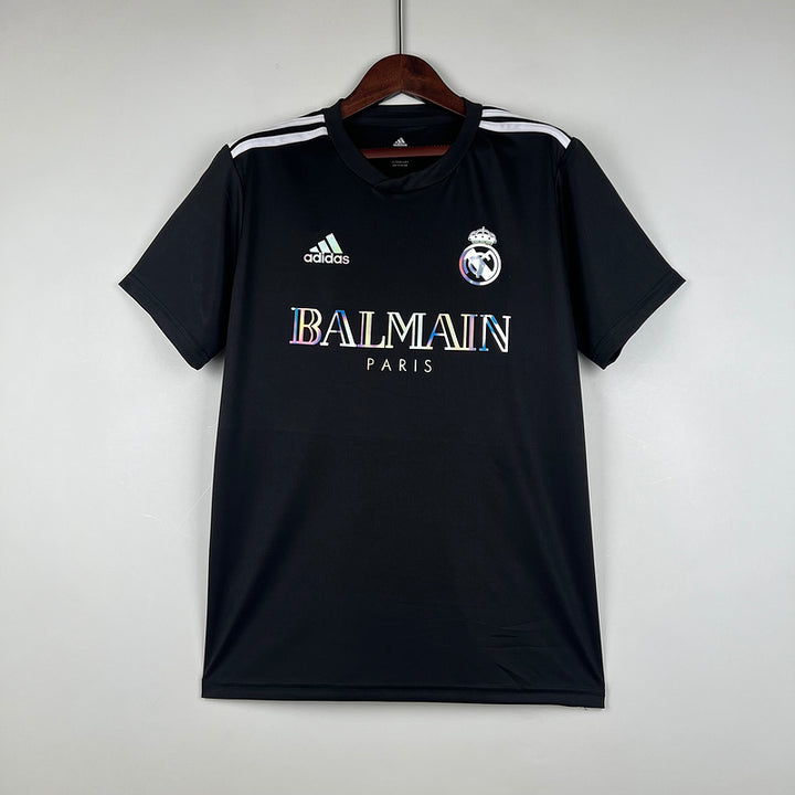 Camisa Real Madrid x Balmain Edition Casual - Preto Refletivo