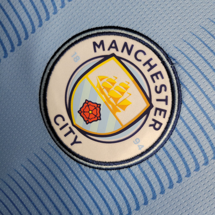 Camisa Manchester City - 23/24 - Torcedor Puma Masculina - Azul-puma-haaland-debruyne