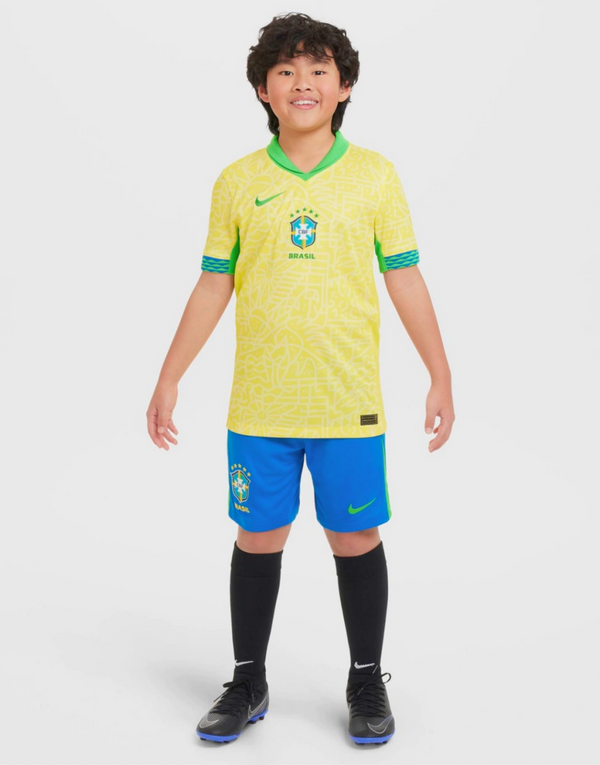 Conjunto Infantil Seleção Brasileira 24/25 Amarela