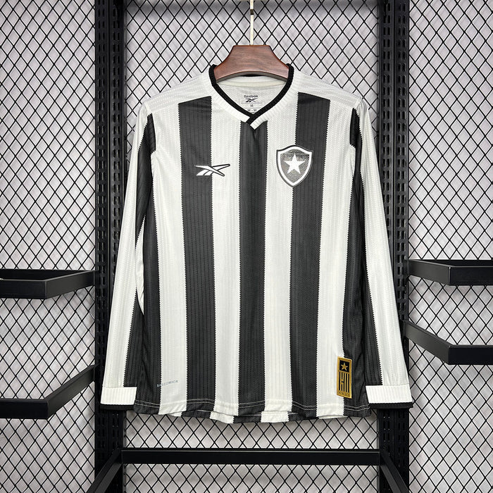 Camisa manga longa Botafogo 24/25 Preta e Branca 