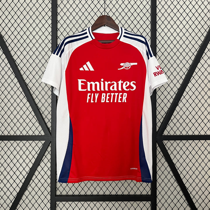 Camisa Arsenal home 24/25 Torcedor Adidas Masculina - Vermelha-emirates-fly-better-champions-cr7-moda