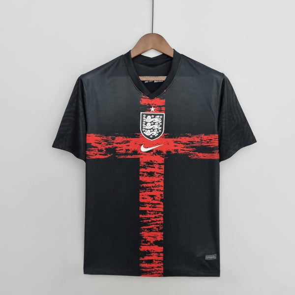 Camisa Inglaterra Away 2022 Torcedor Nike Masculina - Preta