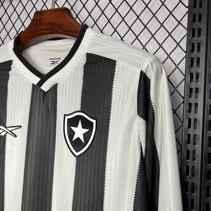 Camisa manga longa Botafogo 24/25 Preta e Branca 