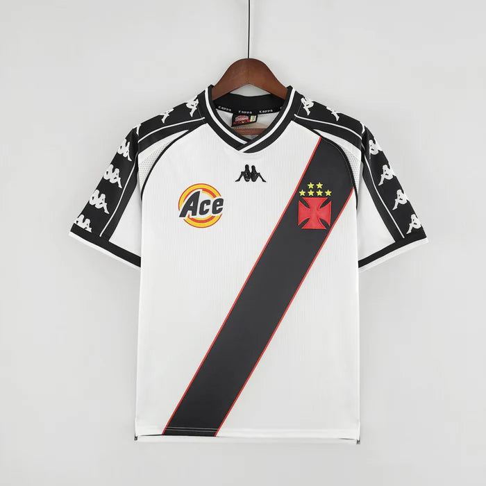 Camisa Vasco da Gama Retrô 2000 | Kappa Masculina - Branca