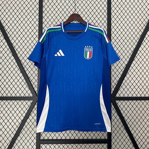 Camisa Itália Home 24/25 Torcedor Adidas Masculina - Azul