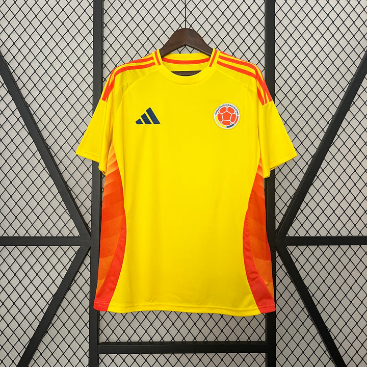 Camisa Colômbia Home 24/25 Torcedor Adidas Masculina - Amarelo