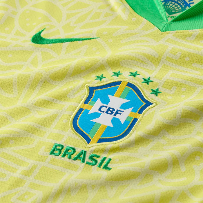 Camisa Brasil Home 24/25 Torcedor Nike Masculina - Amarela