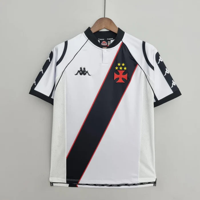 Camisa Vasco da Gama Retrô 1998 | Kappa Masculina - Branca