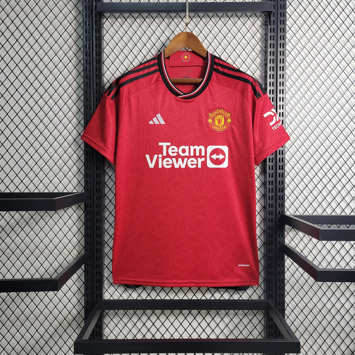 Camisa Manchester United Home 23/24 - Masculino Adidas Torcedor - Vermelho