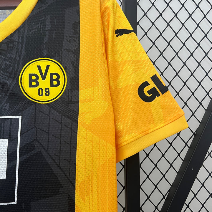 Camisa BORUSSIA DORTMUND | 24/2025 Torcedor Puma Masculina - Amarelo e Preto-Futebol-moda-masculino-roupa-BVB-REUS-PRIMEIRA-LINHA